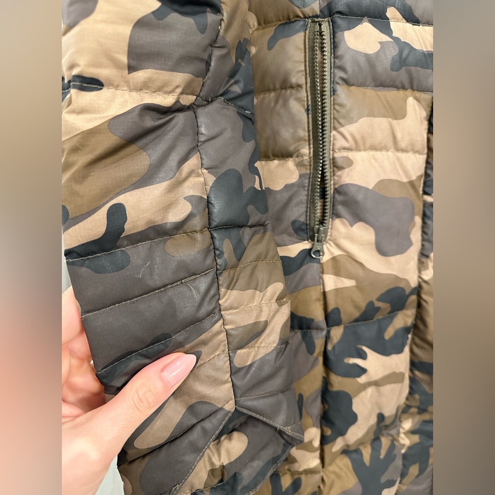 Down-Filled Camouflage Coat - XS - Picture 7 of 12